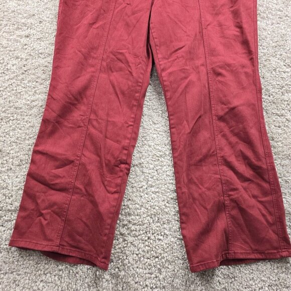 Judy Blue‎ Jeans Womens 22W Burgundy Belfast High Rise Straight NWT Boho - Picture 2 of 15